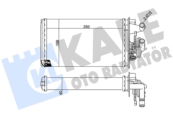 Fiat Tempra Kalorifer Radyatörü 1992-1999 Radyatör OEM 7590678-7754065-7754068 Fiat Tempra Kalorifer Radyatörü 1992-1999 Radyatör OEM 7590678-7754065-7754068